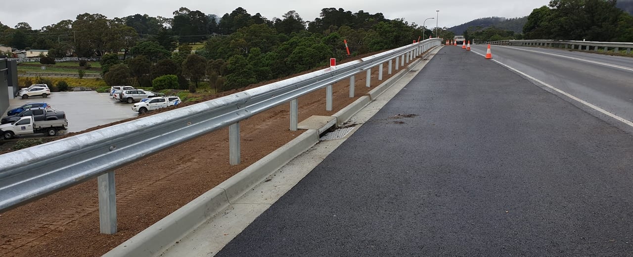 Richmond Road Barrier Project in Tasmania | June 2020 | Safe Direction®️